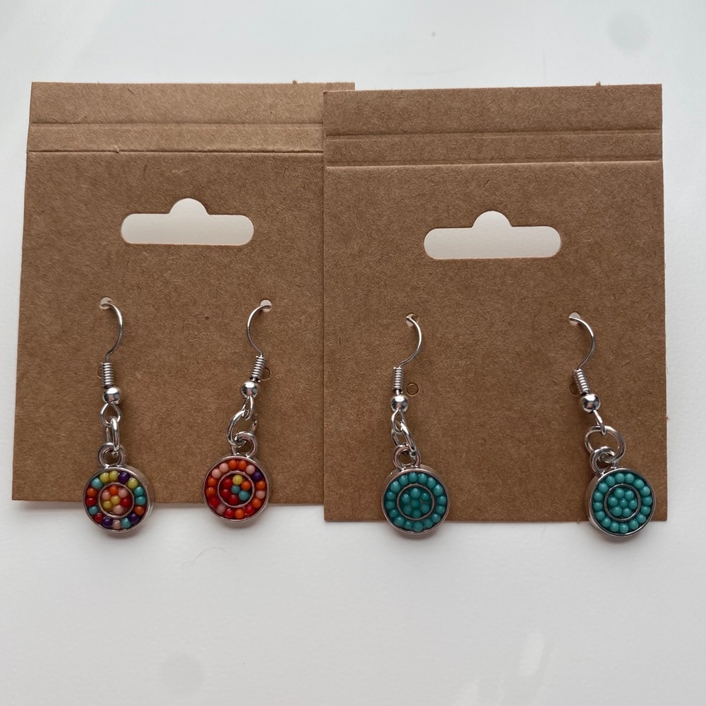 Beaded Drop Earrings